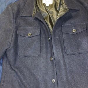 Joseph A Men's Dark Gray Wool Jacket